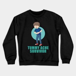 Tummy Troubles? Learn How This Tummy Ache Survivor Found Solutions for a Healthier Gut. Crewneck Sweatshirt